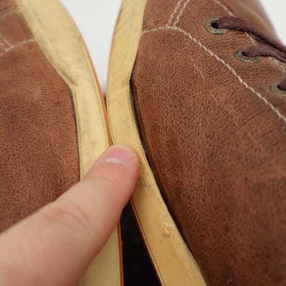 Ecco Street Spikeless Golf Shoes Mens Size 45 US 11-11.5 Brown Beige Leather - Picture 7 of 16